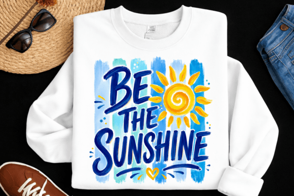 Bring Bright Energy to Your Projects with Be the Sunshine PNG