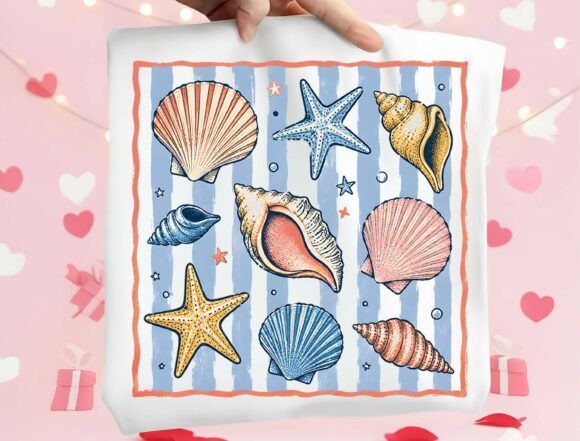 Crafting Coastal Calm with Seashell Serenity PNG