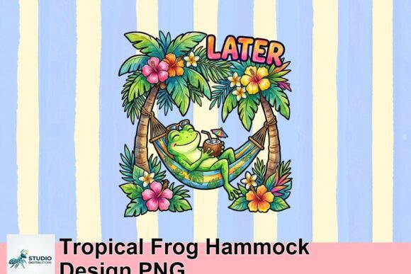 Embrace Island Time: The Tropical Frog Hammock Design