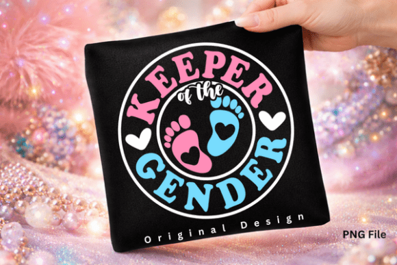 Gender Reveal Party Keeper of the Gender: A Designer's Playful Asset