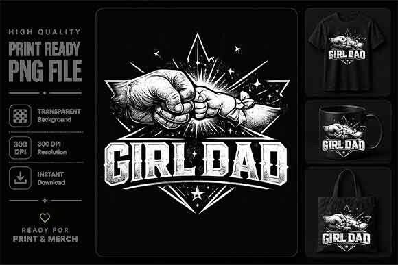 Proud Girl Dad Shirt PNG: A Designer's Deep Dive